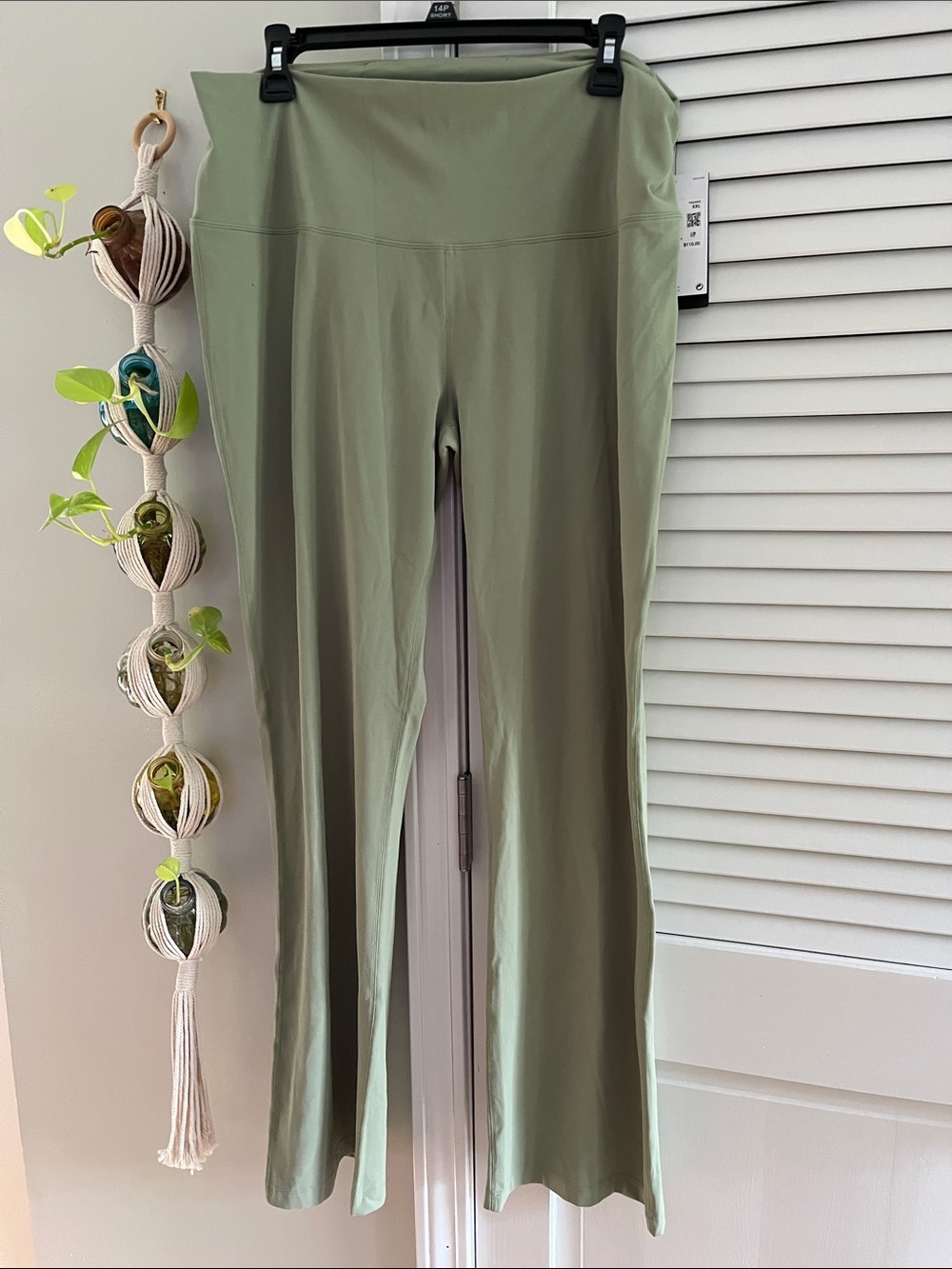 Nike Yoga Olive Green Flared Leggings